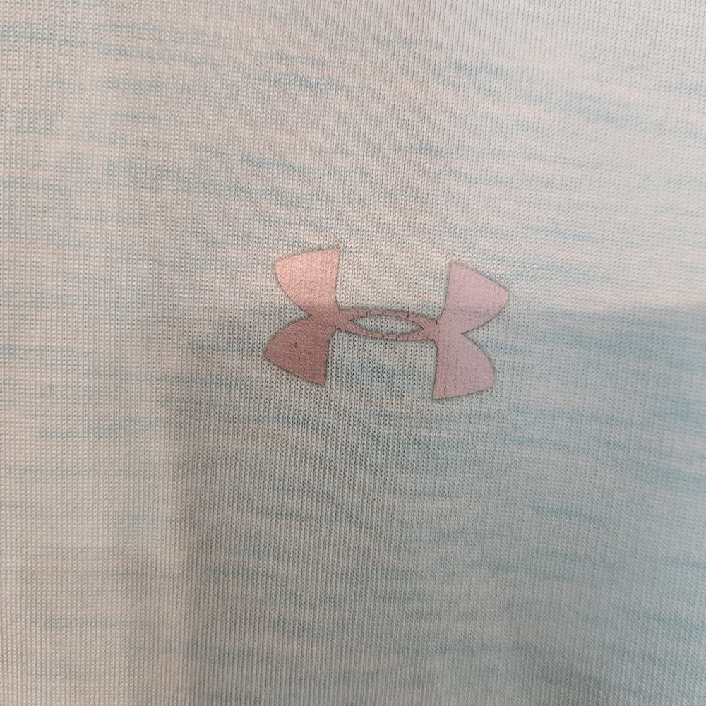 Under Armour Cold Gear Light Green Long‎ Sleeve Shirt, Size M - Picture 4 of 8